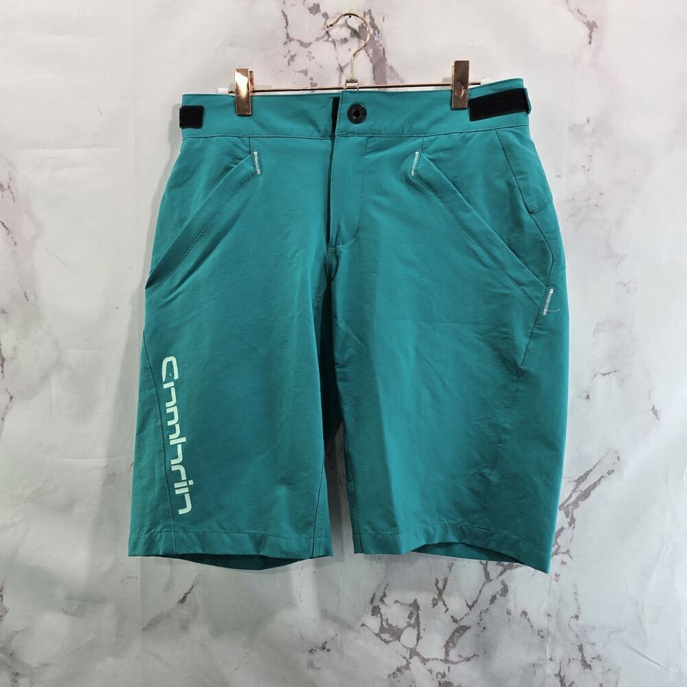 Sombrio Shorts Womens Small Blue Green Bike Cycling MTB Bermuda Val